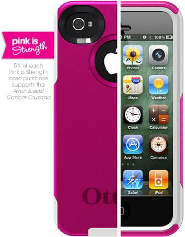 Main image of OtterBox Commuter Series Strength Case f/iPhone 4/4S - AVON Hot Pink/White