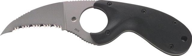 Alt view image 2 of 13 - CRKT 2515 Knives Fixed Knife Matte Finish Zytel Handle Kommer Bear Claw