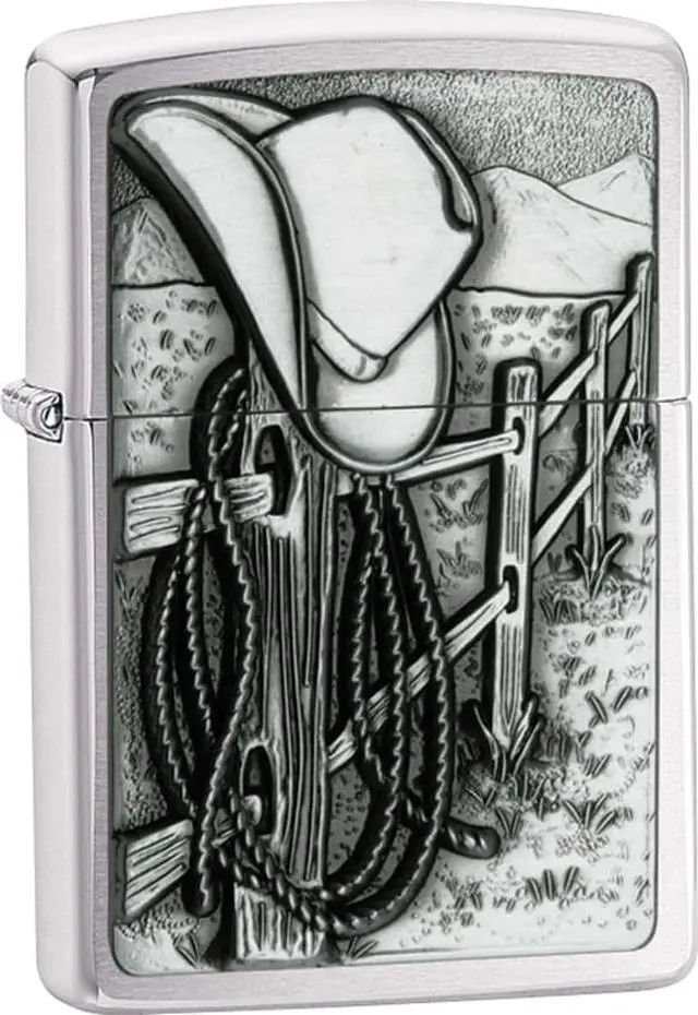 Main image of Zippo ZOZO24879 Lighter Resting Cowboy World Famous Lighters