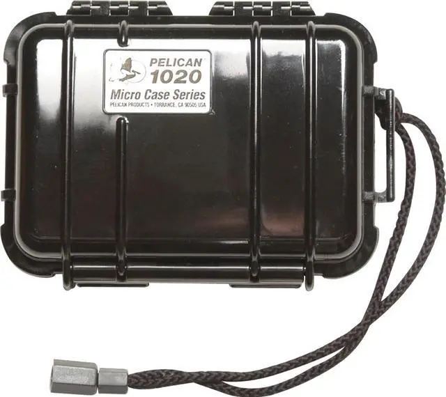 Main image of Pelican PL1020B Medium Micro Case Solid Black Interior Measurement 5 3