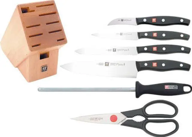 Alt view image 2 of 13 - Henckels Twin Signature - 7 PC Knife Block Set