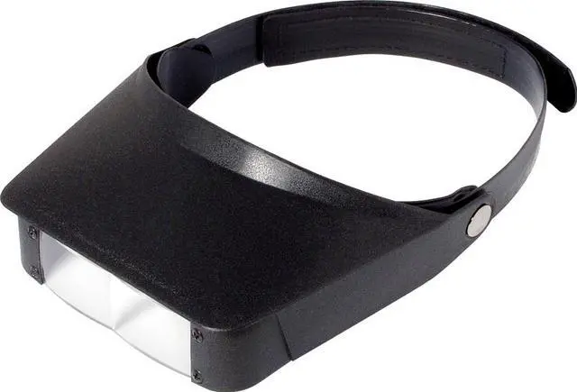 Alt view image 4 of 14 - Carson MagniVisor 2x / 3x Dual Power Flip-Up Head Mounted Magnifier MV-23