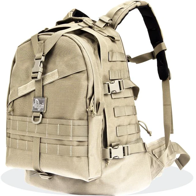 Alt view image 10 of 17 - Maxpedition Vulture II Backpack Khaki Soft 20.5"X16"X7.5" 0514K