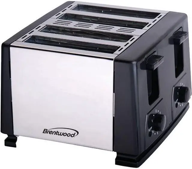 Alt view image 3 of 10 - Brentwood TS-284 4-Slice Toaster