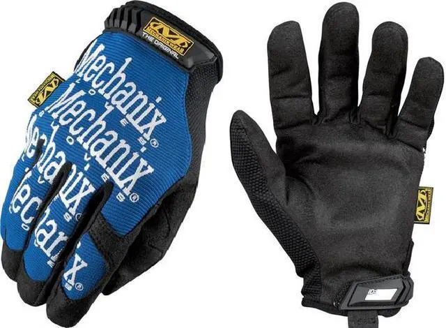 Alt view image 9 of 14 - Mechanix Wear The Original Work Gloves Blue/Black Large MG03010
