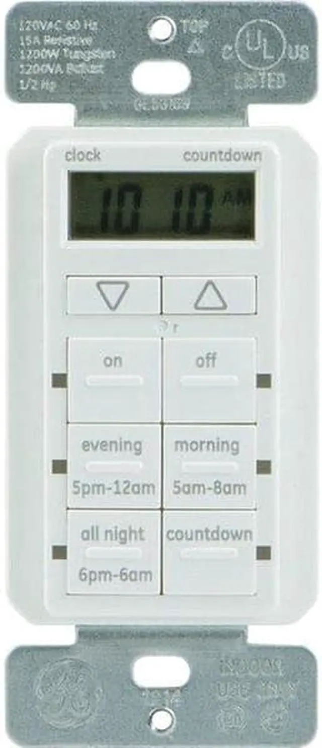 Main image of My TouchSmart(TM) 25055 TouchSmart(TM) In-Wall Digital Timer with 6 Pushbuttons
