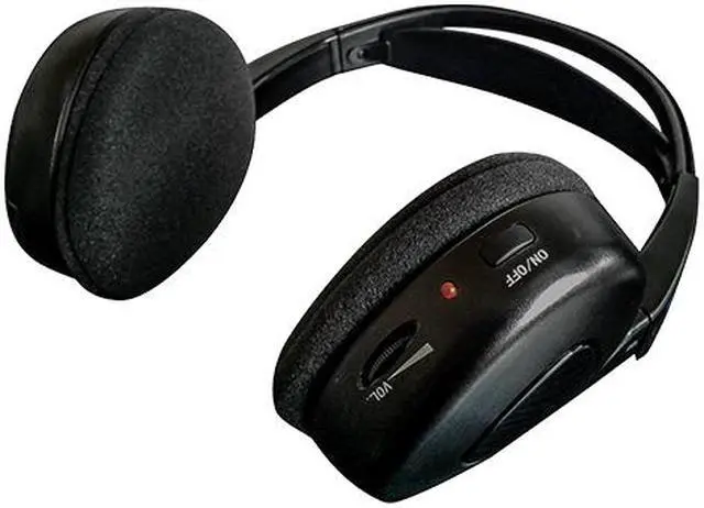Alt view image 2 of 13 - Audiovox Dual channel wireless fold flat headphones auto shut off MTGHP2CA