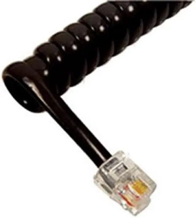 Alt view image 2 of 5 - GCHA444006-FBK / 6 BLACK Handset Cord