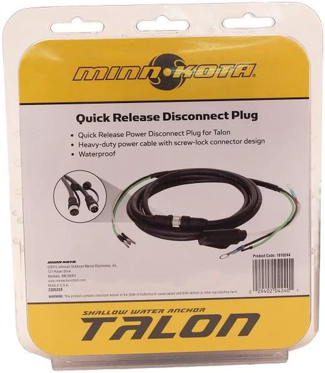 Alt view image 2 of 14 - Minn Kota Talon Quick Release Disconnect Plug