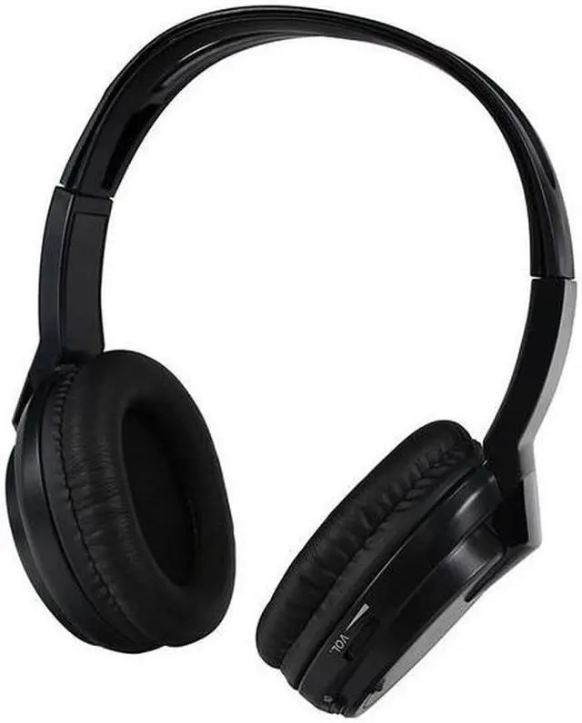 Main image of Audiovox Wireless Headphones Single channel IR Faux leather ear piece 2-AAA included