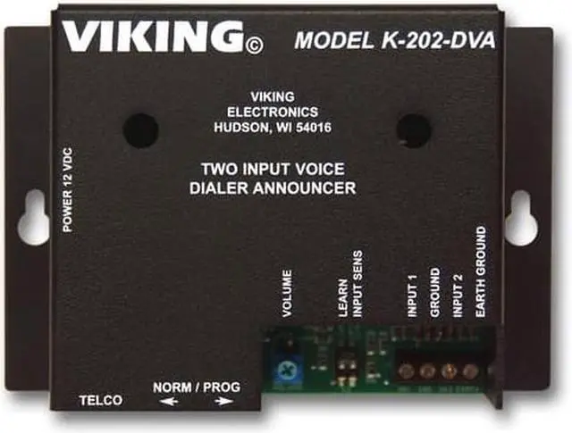 Alt view image 6 of 14 - Viking Electronics - K-202-DVA - Viking Electronics K-202-DVA Alarm Voice/Pager Dialer