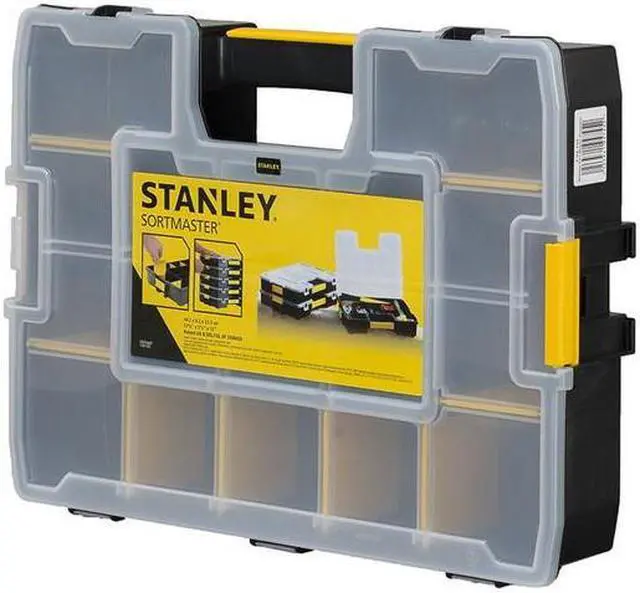 Alt view image 4 of 13 - STANLEY STST14027 14 Bin SORTMASTER® Parts Organizer (STST14027)