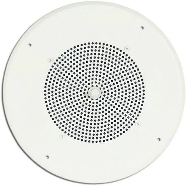 Alt view image 5 of 11 - Bogen Ceiling Speaker, 4 - 1/8 Watt, 25/70V AC, 8" Diameter, Off White