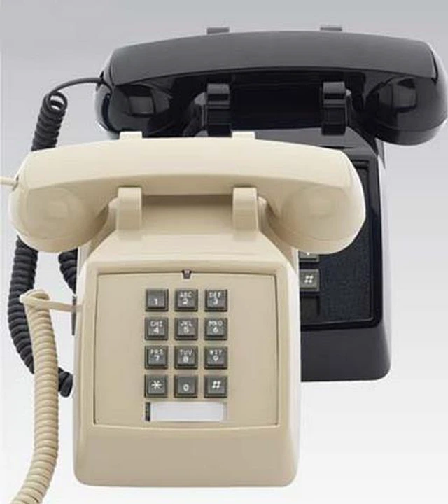 Alt view image 4 of 5 - Scitec Inc. Corded Telephone SCI-25101 Scitec 2510D-E Ash - No MW