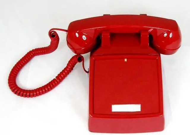 Alt view image 2 of 6 - 250047-VBA-NDL Red desk no dial