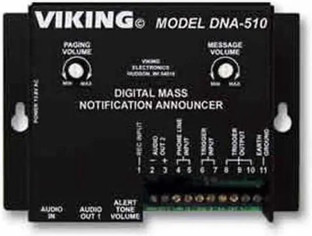Alt view image 3 of 6 - Viking Electronics - DNA-510 - Viking Electronics DNA510 paging device dig evacuation