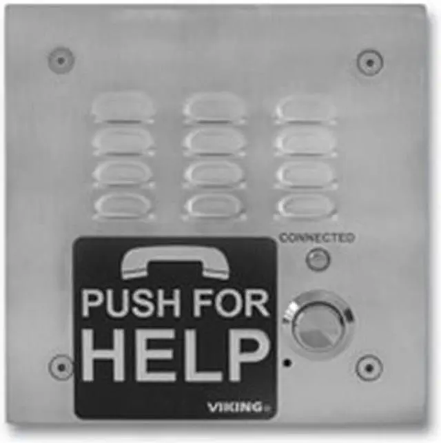 Alt view image 2 of 8 - Viking Electronics - E-1600-30A-EWP - ADA Compliant Stainless Steel Emergency Phone with Dialer and Voice Announcer