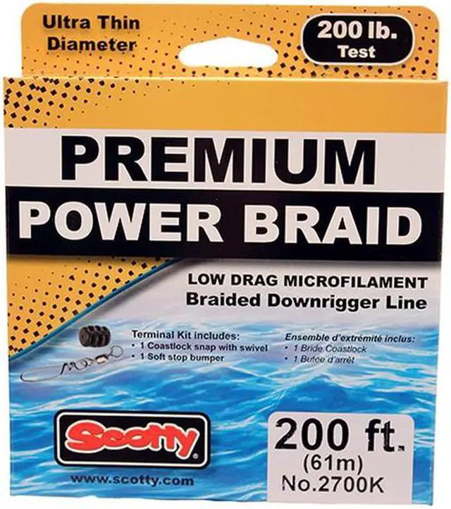 Alt view image 2 of 9 - SCOTTY POWER BRAID DOWNRIGGER LINE 200LB TEST 200 FT