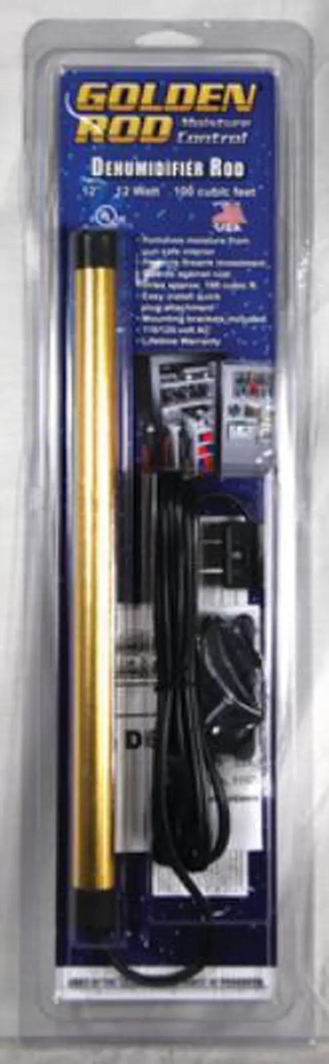 Alt view image 4 of 7 - Lockdown Golden Rod Dehumidifier 12in