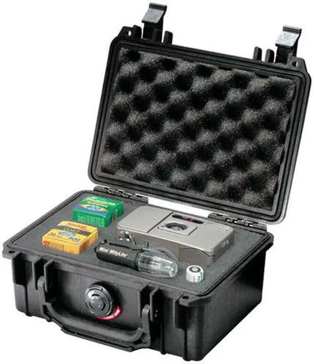 Alt view image 8 of 11 - Pelican 1120-001-110 No Foam Insert Black Protector Case 7.25" x 4.75" x 3.06"