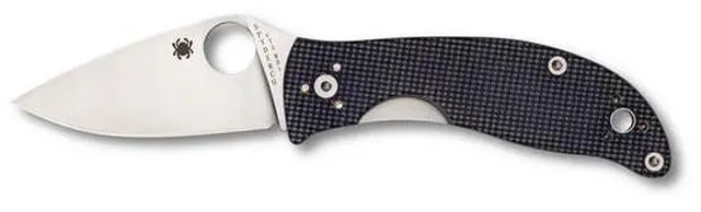 Alt view image 2 of 19 - Spyderco Alcyone Folder 2.91 in Plain Gray G-10 Handle