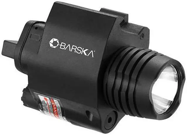 Alt view image 8 of 12 - Second Generation Mount 5mW Red Laser Sight/Flashlight Combo