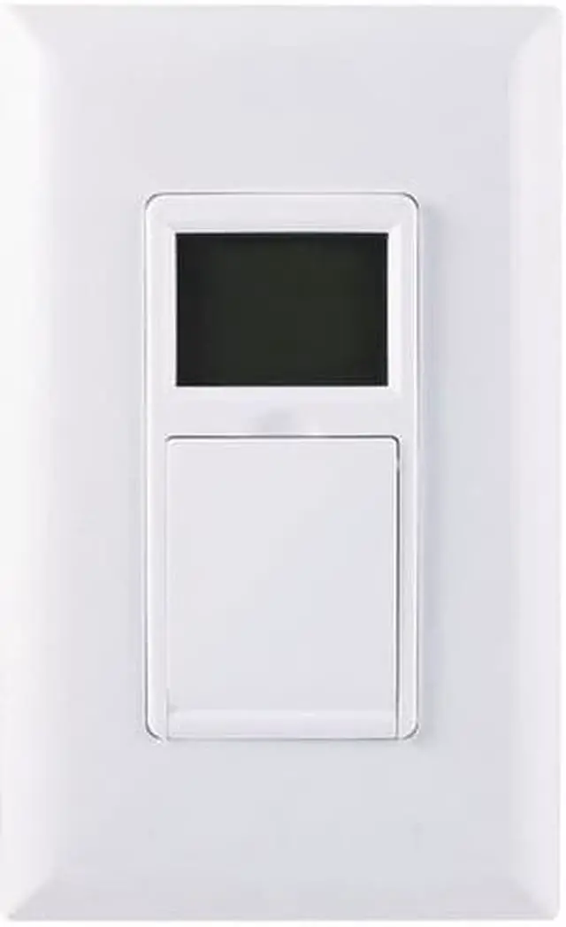 Alt view image 3 of 5 - GE 32787 In-Wall 3-Way Sunsmart Screw Terminal Digital Timer
