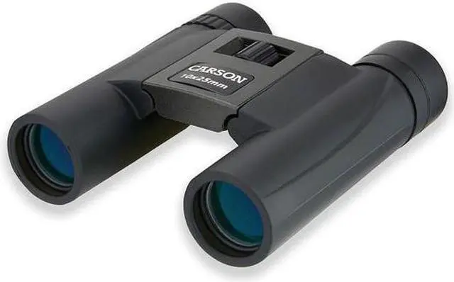 Alt view image 4 of 5 - Carson 10x25mm Compact Binoculars, Silver/Black