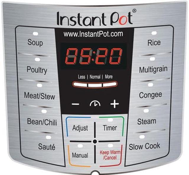 Instant Pot LUX60 Black Stainless Steel 6 Qt 6-in-1 Multi-Use