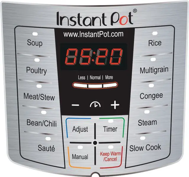 Alt view image 2 of 7 - Instant Pot - IP-LUX50 - 6 in 1 Programmable Stainless Steel Electric Pressure Cooker, Multi Cooker, Slow Cooker, Steamer, Crockpot, Rice Cooker with 5 Quart Capacity