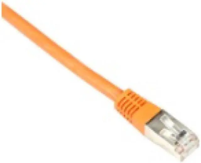 Main image of Black Box Cat6 250-MHz Shielded, Stranded Cable SSTP (PIMF), PVC, Orange, 10-ft. (3.0-m)
