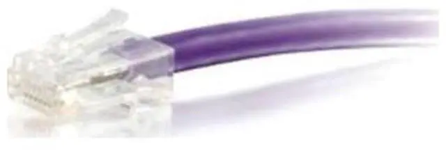 Main image of C2G 04223 15ft Cat6 Non-Booted Unshielded (UTP) Network Patch Cable - Purple - Category 6 for Network Device - RJ-45 Male - RJ-45 Male - 15ft - Purple