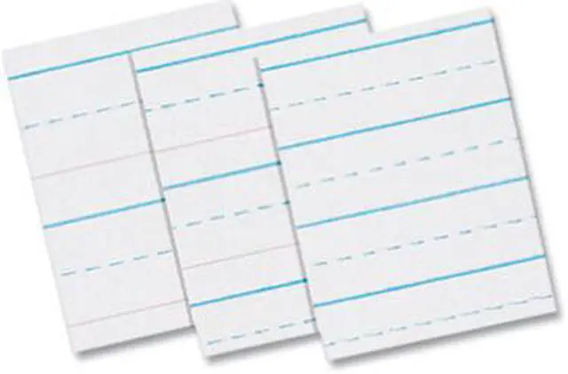 Main image of Pacon Picture Story Paper, 5/8" Long Rule, 1-Sided, 8.5 x 11, 500/PK (PAC826002)