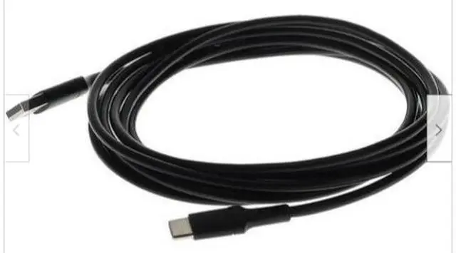 Main image of AddOn 9.8ft USB-C to USB 2.0 A MM Sync and Charge Black Cable USBC2USB3MB