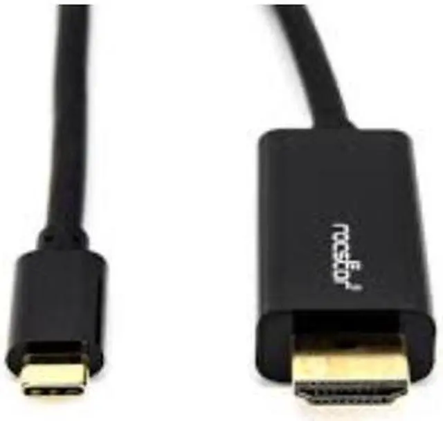 Alt view image 2 of 14 - ROCSTOR 6FT USB-C TO HDMI M/M CABLE SUPPORTS UP TO 4K 60HZ - WHITE