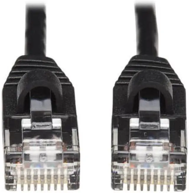 Main image of Tripp Lite Cat6a 10G Snagless Molded Slim UTP Ethernet Cable (RJ45 M/M), PoE, Aqua, 5 ft. (1.5 m) - 5 ft Category 6a Network Cable for Network Device, Server, Switch, Router, Hub, Printer, Computer, P