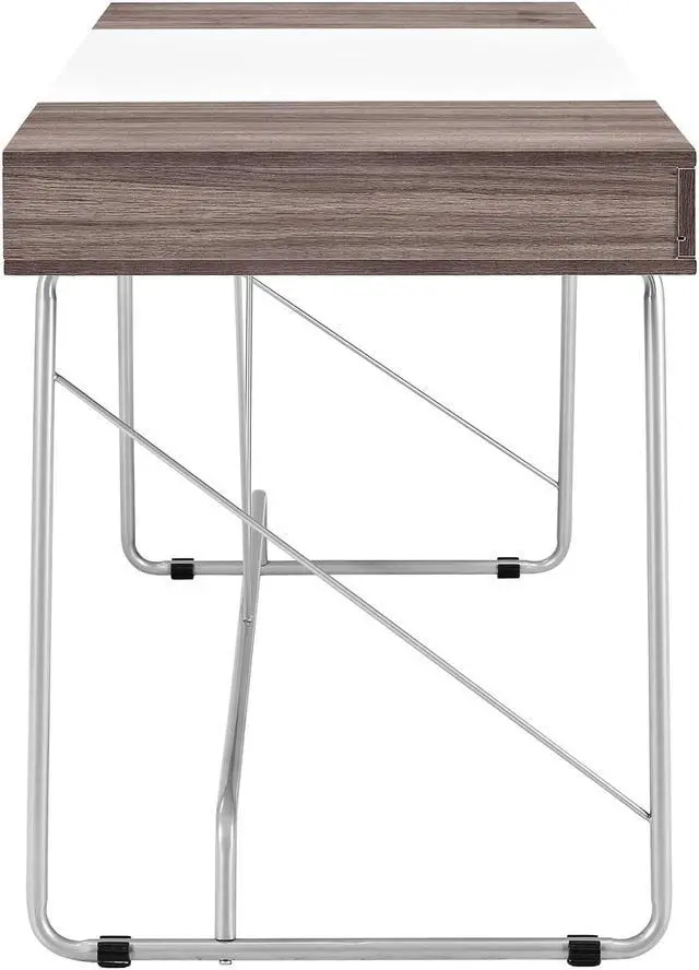 Alt view image 5 of 20 - LexMod Panel Office Desk in Birch