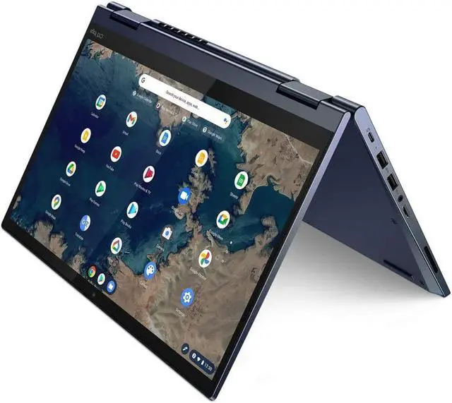 Alt view image 14 of 20 - Lenovo ThinkPad C13 Yoga Gen 1 20UX000MUS Chromebook AMD Ryzen 5 3000 Series 3500C (2.10 GHz) 8 GB Memory 128 GB PCIe SSD 13.3" FHD IPS Touchscreen 1920 x 1080 Chrome OS