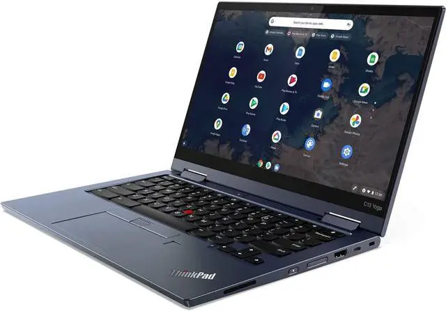 Alt view image 15 of 20 - Lenovo ThinkPad C13 Yoga Gen 1 20UX000MUS Chromebook AMD Ryzen 5 3000 Series 3500C (2.10 GHz) 8 GB Memory 128 GB PCIe SSD 13.3" FHD IPS Touchscreen 1920 x 1080 Chrome OS