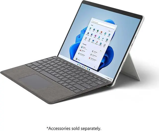 Alt view image 5 of 10 - Microsoft Surface Pro 8 Intel Core i7-1185G7 16GB Memory 256 GB SSD Intel Iris Xe Graphics 13.0" 10 point multi-touch 2880 x 1920 Detachable 2-in-1 Laptop Windows 11 Home EC1-00001