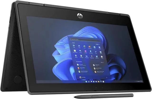 Alt view image 12 of 20 - HP ProBook x360 11.6" Touchscreen Convertible 2 in 1 Notebook - HD - 1366 x 768 - Intel Celeron N5100 Quad-core (4 Core) - 4 GB Total RAM - 128 GB SSD - Windows 11 Pro - Intel UHD Graphics - Brig