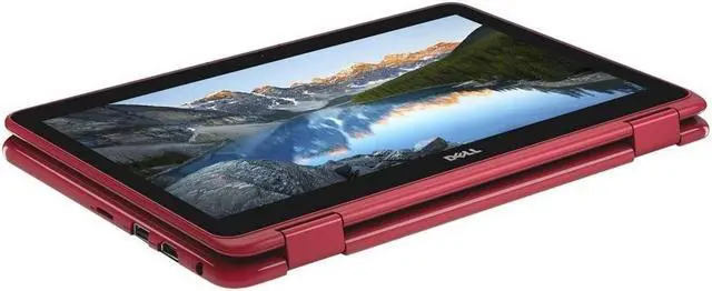 Alt view image 18 of 19 - DELL Inspiron AMD A9-9420e 4GB Memory 500GB HDD AMD Radeon R5 Series 11.6" Touch Screen 1366 x 768 Convertible Laptop Windows 10 Home 64-Bit i3185-A999RED