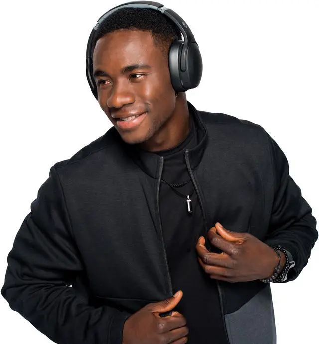 Alt view image 3 of 20 - Skullcandy Crusher Evo Wireless Bluetooth Over-Ear Headphones - Black