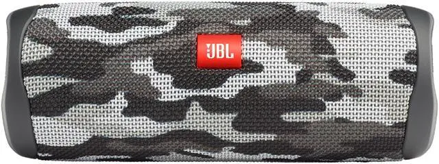 Alt view image 4 of 8 - JBL Flip 5 Black Camo Bluetooth Speaker w/divvi! Hardshell Case Kit