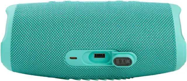Alt view image 5 of 8 - JBL Charge 5 Teal Bluetooth Speaker & divvi Hardshell Case Kit