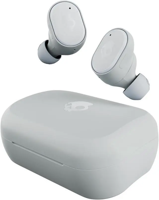 Alt view image 5 of 6 - Skullcandy Grind Light Grey True Wireless Bluetooth Headphones