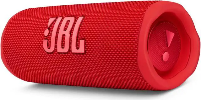 Alt view image 2 of 6 - JBL Flip 6 Red Portable Bluetooth Speaker and Divvi Case Kit