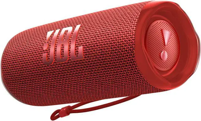 Alt view image 4 of 6 - JBL Flip 6 Red Portable Bluetooth Speaker and Divvi Case Kit