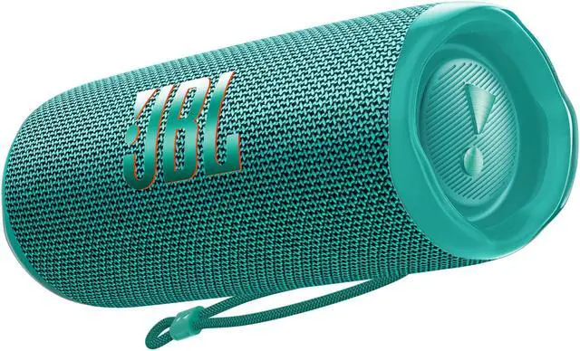 Alt view image 3 of 8 - JBL Flip 6 Teal Portable Bluetooth Speaker and Divvi Case Kit