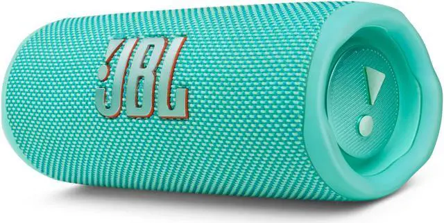 Alt view image 6 of 8 - JBL Flip 6 Teal Portable Bluetooth Speaker and Divvi Case Kit